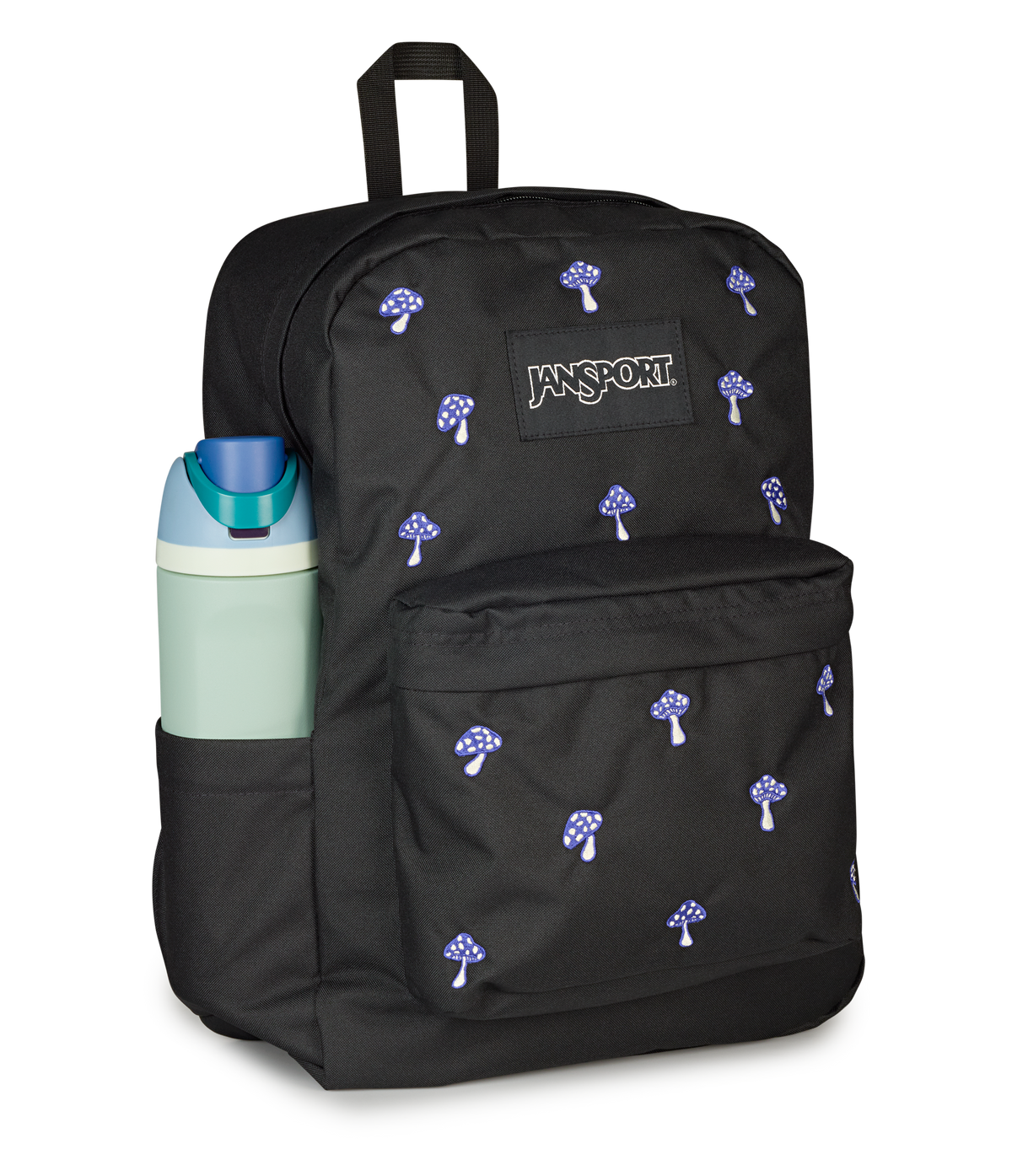 SuperBreak® Plus - Embroidered Shrooms Black