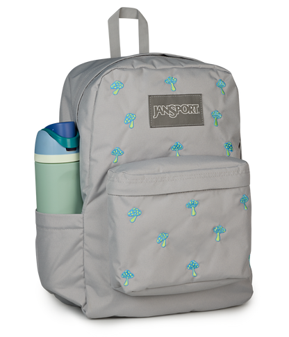 SuperBreak® Plus - Embroidered Shrooms Grey