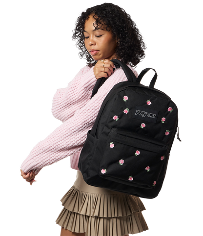 SuperBreak® Plus - Just A Rose Embroidery Black