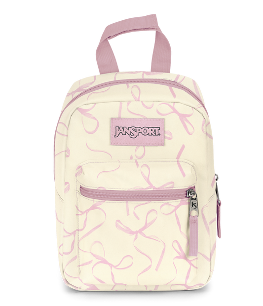 Big Break Lunch Bag - Rows of Bows Pink Ice