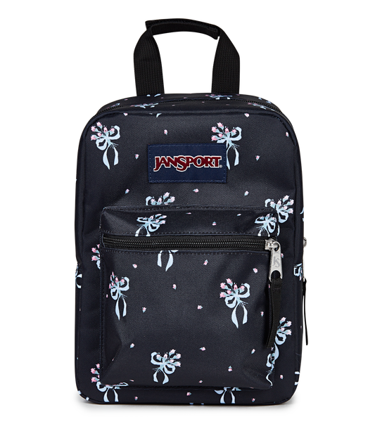 Big Break Lunch Bag - Pastel Petals Black