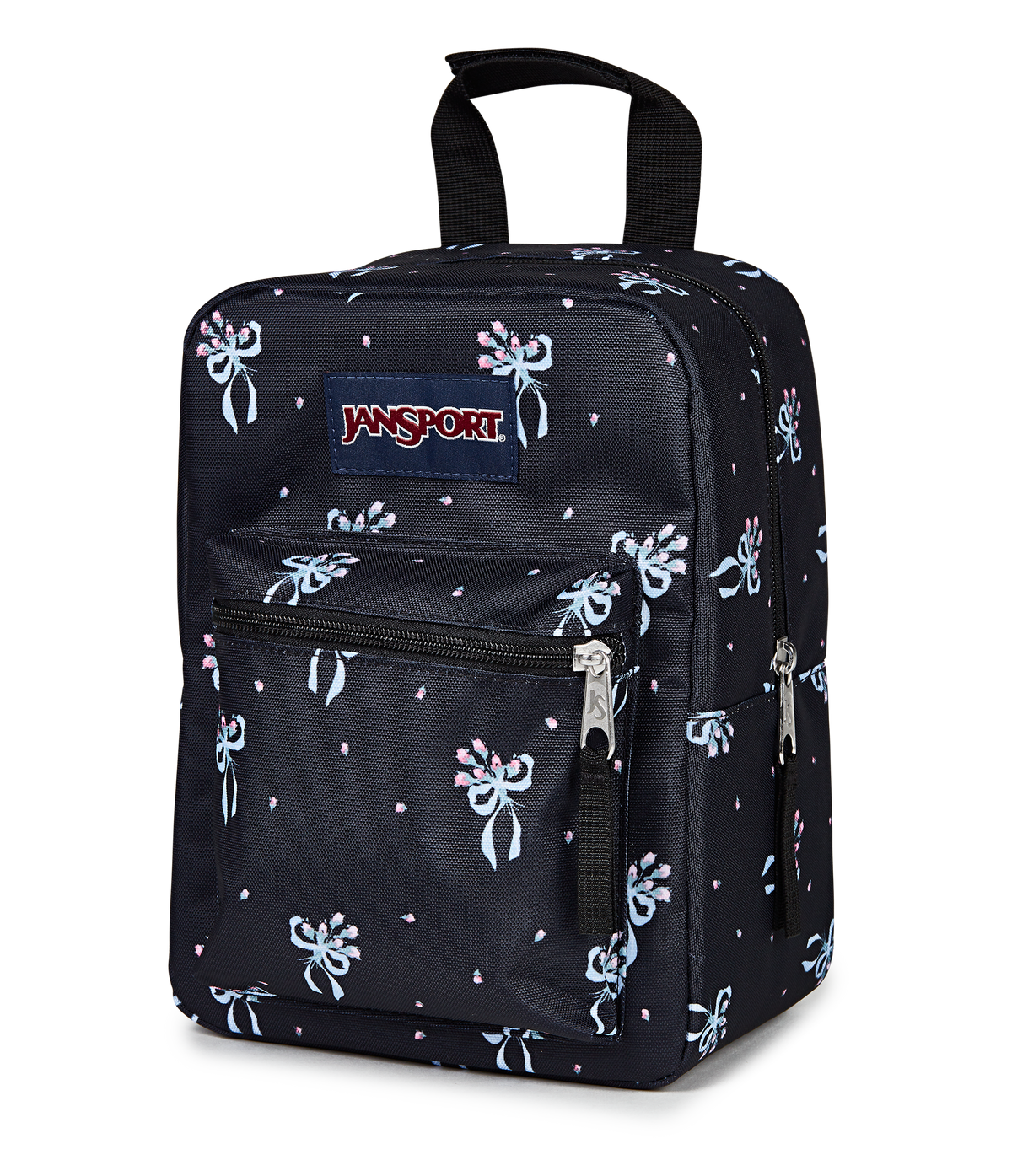 Big Break Lunch Bag - Pastel Petals Black