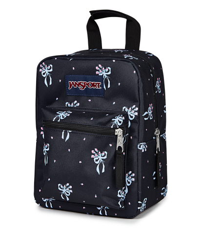 Big Break Lunch Bag - Pastel Petals Black
