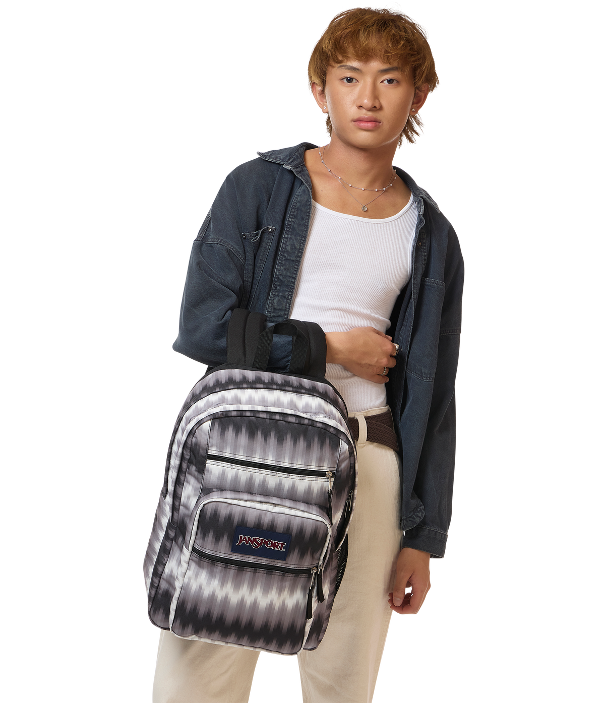Big Student - Digi Tie Dye Black