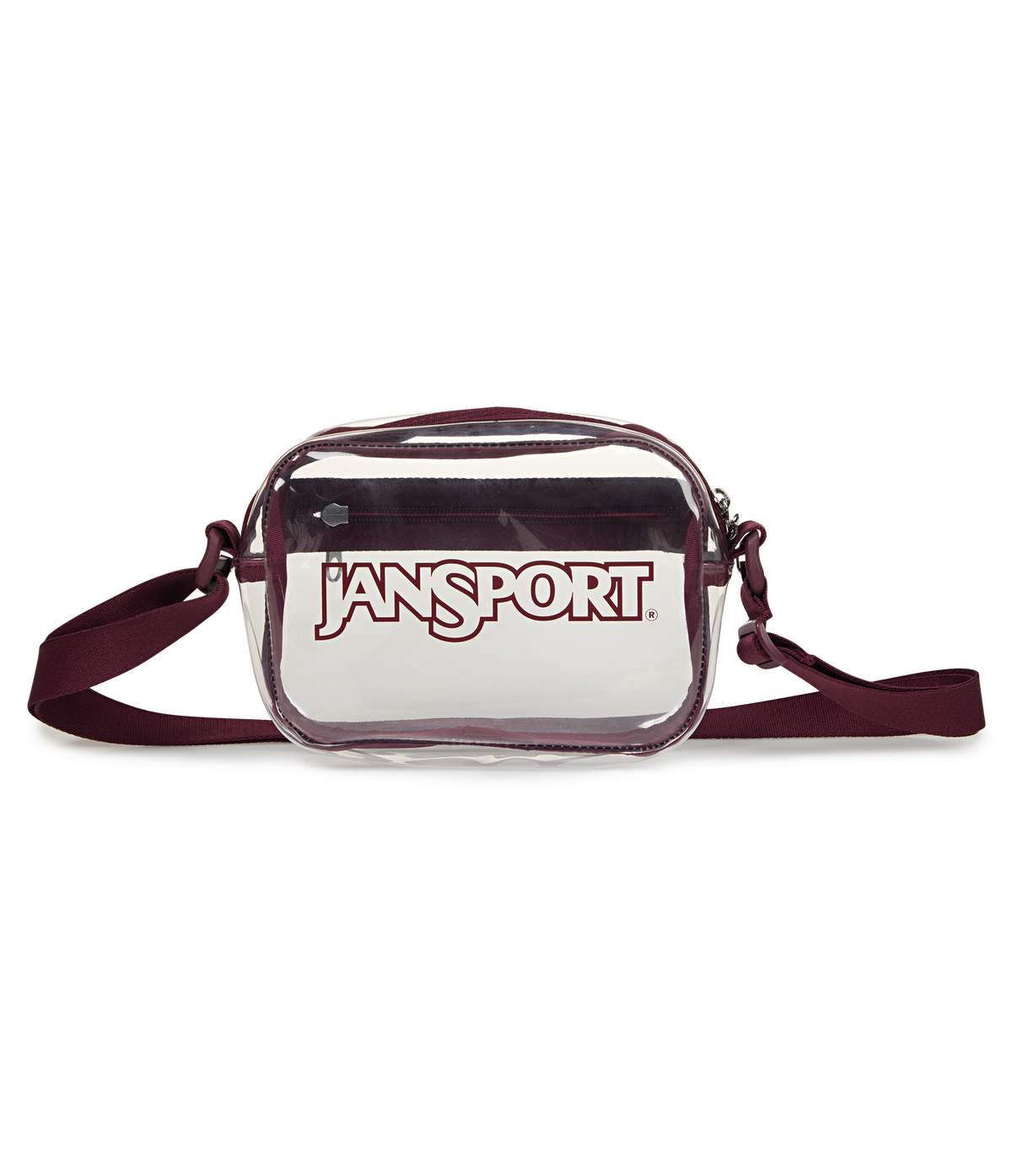 Clear Crossbody - Cherry Lacquer