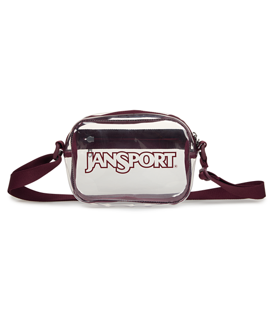 Clear Crossbody - Cherry Lacquer
