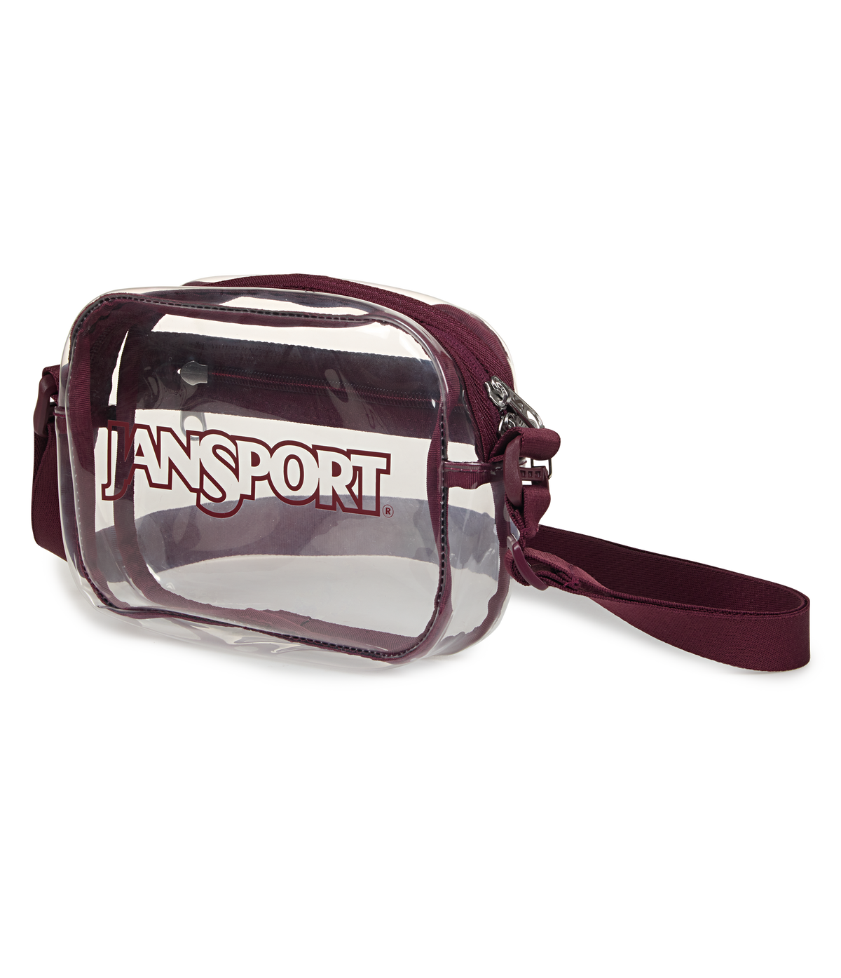 Clear Crossbody - Cherry Lacquer