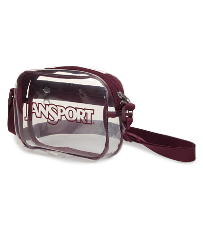 Clear Crossbody - Cherry Lacquer