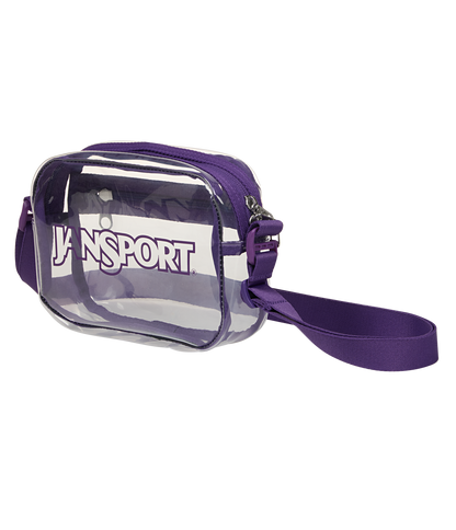 Clear Crossbody - Grape Jelly