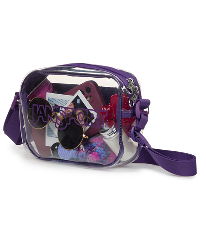 Clear Crossbody - Grape Jelly
