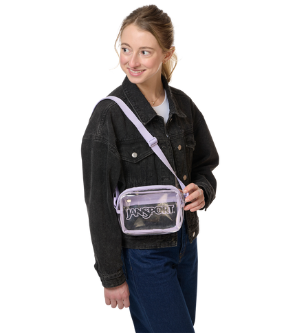 Clear Crossbody - Pastel Lilac