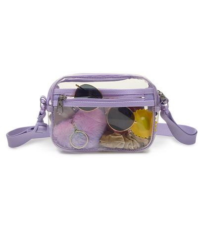 Clear Crossbody - Pastel Lilac