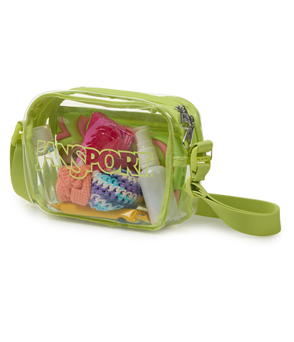 Clear Crossbody - Citron Lime