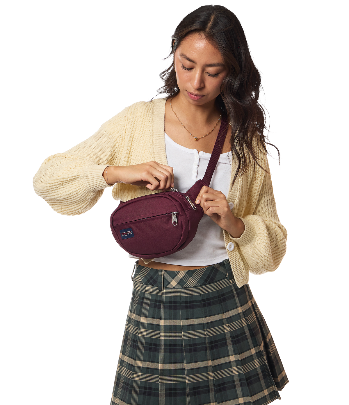 Fifth Avenue Fanny Pack - Cherry Lacquer
