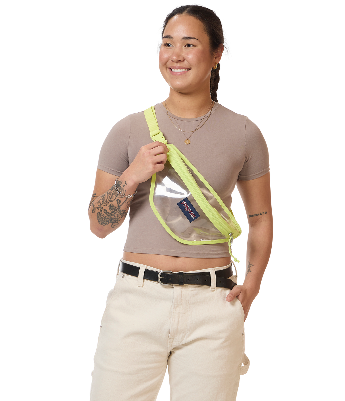 Clear Waistpack - Citron Lime